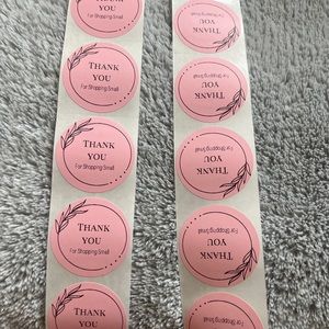 30 Thank you Stickers